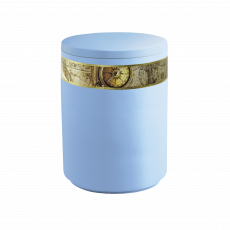 AQUA OZEAN Urne atlantikblau gold