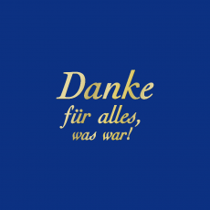 DANKE-A Spruch gold