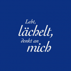 GEDENKEN-A Spruch lichtgrau