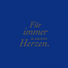 IN UNSEREN HERZEN-A Spruch anthrazit