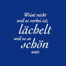 LÄCHELN-A Spruch lichtgrau