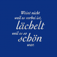 LÄCHELN-A Spruch silber