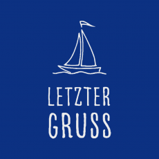 LETZTER GRUSS Dekor lichtgrau