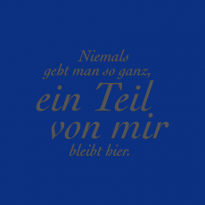 NIEMALS-A Spruch anthrazit