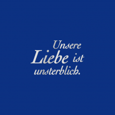 UNSTERBLICH-A Spruch silber