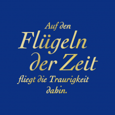 ZEIT-A Spruch gold