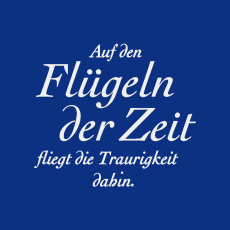 ZEIT-A Spruch lichtgrau