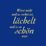 LÄCHELN-A Spruch gold