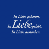 LIEBE-A Spruch lichtgrau